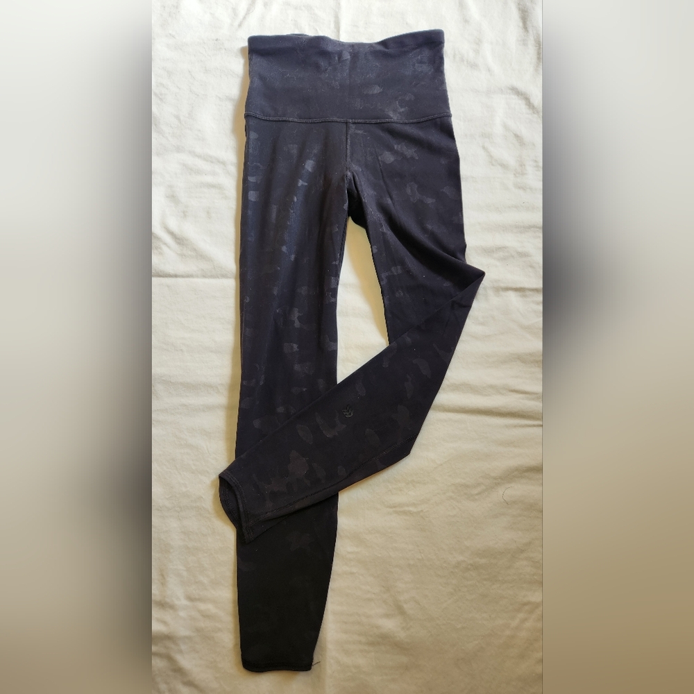 All‎ in motion black camo high waist leggings size xs